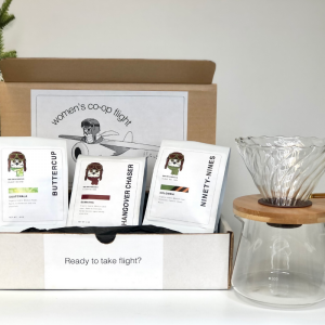 glass pour over coffee brewer coffee trio gift set