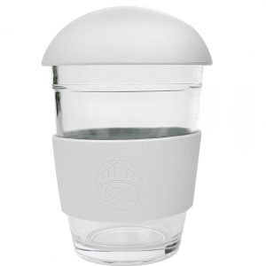 Light Grey Glass Tumbler