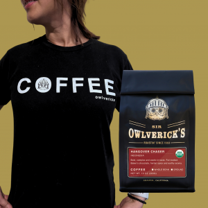 Bold Coffee T-Shirt and Hangover Chaser Coffee Bag Set