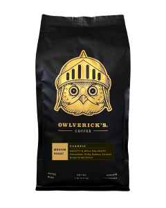 Bag of 5 lbs of Classic Coffee with Owl Design