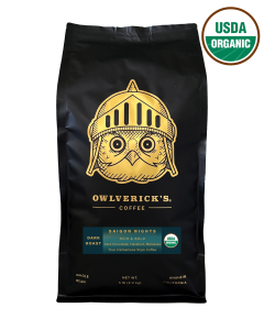 5 lbs coffee bag of Saigon nights with USDA Organic seal